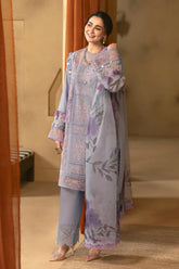 Anum - Luxury Lawn 3PC Chikenkari Heavy Embroidered Suit | Unstitched Summer Luxe '26