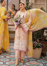 Nilofer - Luxury Lawn 3PC Chikenkari Heavy Embroidered Suit | ZF-062 Unstitched Summer Luxe '26