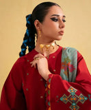 Aabroo - Luxury Dhanak Embroidered 3PC Suit | Unstitched