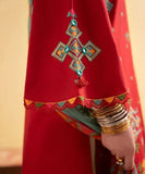 Aabroo - Luxury Dhanak Embroidered 3PC Suit | Unstitched