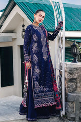Anaya - Luxury Dhanak Heavy Embroidered 3PC Suit | Unstitched Zaroon Luxe