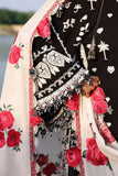 Nazneen - Luxury Dhanak Heavy Embroidered 3PC Suit With Velvet Shawl | Unstitched