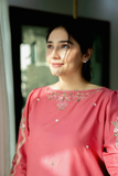 Hoor - Luxury Dhanak Heavy Embroidered 2PC Suit | Unstitched Zaroon Luxe