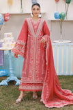 Noor - Luxury Lawn 3PC Chikenkari Heavy Embroidered Suit | ZF-067 Unstitched Summer Luxe '26