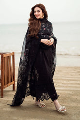 Nureh - Luxury Dhanak 3PC Chikenkari Heavy Embroidered Suit | Zf- 133 Zaroon Luxe '26