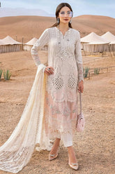 Mahnaz - Luxury Dhanak 3PC Chikenkari Heavy Embroidered Suit | Zf-W- 126 Zaroon Luxe '26