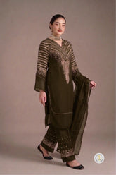 Aaria - Luxury Lawn 3PC Chikenkari Heavy Embroidered Suit | ZF-101 Summer Luxe '26