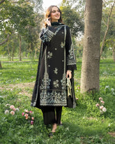 URBAN - ZF 06 - Embroidered 3PC | Zaroon Stitched Luxe