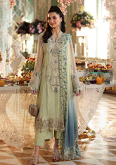 Setareh - Luxury Viscose 3PC Chikenkari Heavy Embroidered Suit | Zf-W- 128 Zaroon Luxe '26