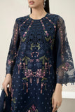 Samira - Luxury Lawn 3PC Chikenkari Heavy Embroidered Suit | ZF-072 Unstitched Summer Luxe '26