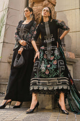Nehir - Luxury Dhanak 3PC Chikenkari Heavy Embroidered Suit | Zf-W- 130 Zaroon Luxe '26
