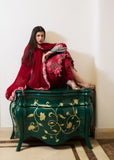 Gul e Rukh - Luxury Dhanak 3PC Chikenkari Heavy Embroidered Suit | Zf- 108 Zaroon Luxe '26