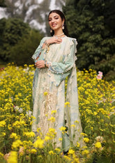 Iman - Luxury 3PC Chikenkari Heavy Embroidered Suit | ZF-069 Zaroon Luxe '26