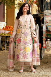 Parisa - Luxury Lawn 3PC Chikenkari Heavy Embroidered Suit | ZF-059 Unstitched Summer Luxe '26