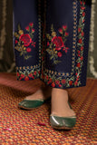Mahnaz - Luxury Dhanak Heavy Embroidered 2PC Suit | Unstitched Zaroon Luxe