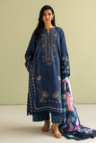 Zarmina - Luxury Dhanak Heavy Embroidered 3PC Suit | Unstitched