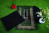 Nida -ZF 048 - Luxury Lawn 3PC Chikenkari Heavy Embroidered Suit | Unstitched Summer Luxe '26