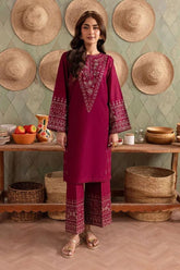 Inaya - Luxury Dhanak Heavy Embroidered 2PC Suit | Unstitched Zaroon Luxe