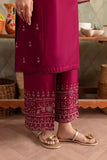 Inaya - Luxury Dhanak Heavy Embroidered 2PC Suit | Unstitched Zaroon Luxe