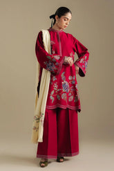 Zarposh Embroidered 3pc | Stitched Zaroon