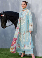 Roshna - Luxury Lawn 3PC Chikenkari Heavy Embroidered Suit | Unstitched Summer Luxe '26