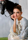 Eman - Luxury Lawn 3PC Chikenkari Heavy Embroidered Suit | Unstitched Summer Luxe '26