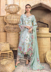 Naz - Luxury Lawn 3PC Chikenkari Heavy Embroidered Suit | ZF-087 Summer Luxe '26