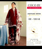 Coco by Zara Shahjahan Kb-107 | Unstitched Luxury Summer Fully Embroidered 3PCS