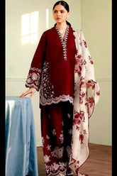 Coco by Zara Shahjahan Kb-107 | Unstitched Luxury Summer Fully Embroidered 3PCS