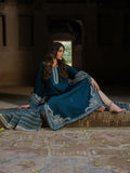 Farnaz - Luxury Lawn 3PC Chikenkari Heavy Embroidered Suit | EA-090 Summer Luxe '26