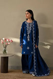 Sapphire Blue Kb-104 | Unstitched Summer Luxury Fully Embroidered 3PCS