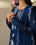 Sapphire Blue Kb-104 | Unstitched Summer Luxury Fully Embroidered 3PCS