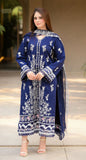 Rimal - Luxury Lawn 3PC Chikenkari Heavy Embroidered Suit | EA-094 Summer Luxe '26