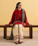 Aabroo - Luxury Dhanak Embroidered 3PC Suit | Unstitched