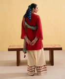 Aabroo - Luxury Dhanak Embroidered 3PC Suit | Unstitched