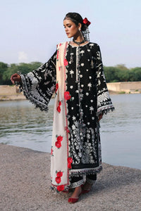 Nazneen - Luxury Dhanak Heavy Embroidered 3PC Suit With Velvet Shawl | Unstitched