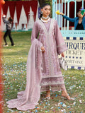 Sahar - Luxury Lawn 3PC Chikenkari Heavy Embroidered Suit | ZF-077 Unstitched Summer Luxe '26