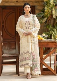 Noori - Zf -040 Luxury Lawn 3PC Chikenkari Heavy Embroidered Suit | Unstitched Summer Luxe '26