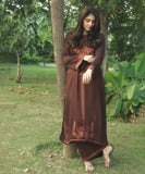 DUR E FISHA - ZF 03 - Fully Embroidered 2PC | Stitched Zaroon Winter Luxe