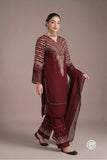 Afia - Luxury Lawn 3PC Chikenkari Heavy Embroidered Suit | ZF-100 Summer Luxe '26