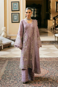Aleena - Luxury Lawn 3PC Chikenkari Heavy Embroidered Suit | ZF-024  Summer Luxe '26