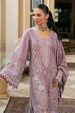 Aleena - Luxury Lawn 3PC Chikenkari Heavy Embroidered Suit | Unstitched Summer Luxe '26