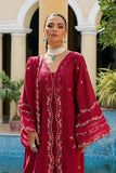 Zubi - Luxury Lawn 3PC Chikenkari Heavy Embroidered Suit | Unstitched Summer Luxe '26