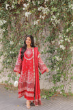 Sadaf - Luxury Lawn 3PC Chikenkari Heavy Embroidered Suit | Unstitched Summer Luxe '26