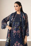 Samira - Luxury Lawn 3PC Chikenkari Heavy Embroidered Suit | ZF-072 Unstitched Summer Luxe '26