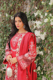 Sadaf - Luxury Lawn 3PC Chikenkari Heavy Embroidered Suit | Unstitched Summer Luxe '26