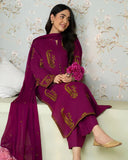 AMBER 3-PIECE (With Monar printed  Dupatta)