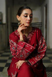 Mehru - Luxury Dhanak Heavy Embroidered 2PC Suit | Unstitched Zaroon Luxe