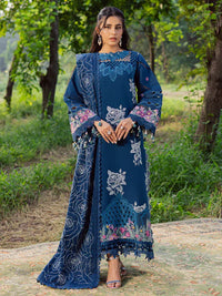 Nayyara - Luxury Dhanak Heavy Embroidered 3PC Suit | Unstitched Zaroon Luxe
