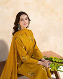 Mustard Hill 3pcs (With Embroidery Dupatta)